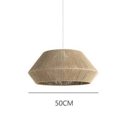 Vintage Hand-woven Hemp Rope Pendant Light - Hemp Rope Light Fixtures