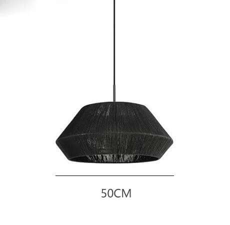 Vintage Hand-woven Hemp Rope Pendant Light - Hemp Rope Light Fixtures