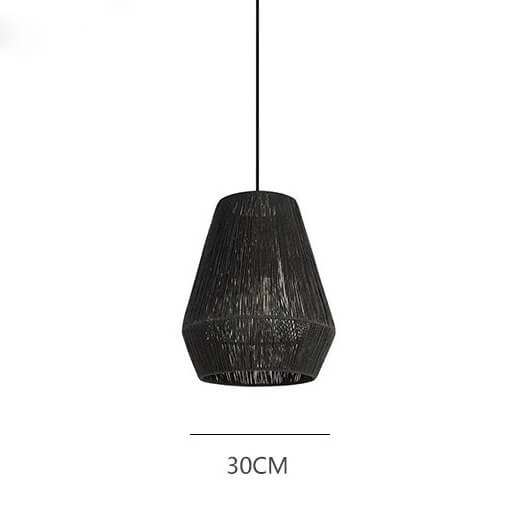 Vintage Hand-woven Hemp Rope Pendant Light - Hemp Rope Light Fixtures