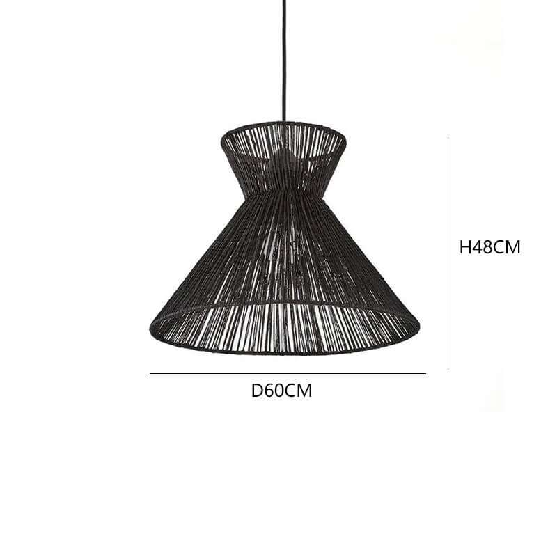 Vintage Hand-woven Hemp Rope Pendant Light - Hemp Rope Light Fixtures