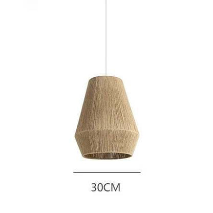Vintage Hand-woven Hemp Rope Pendant Light - Hemp Rope Light Fixtures