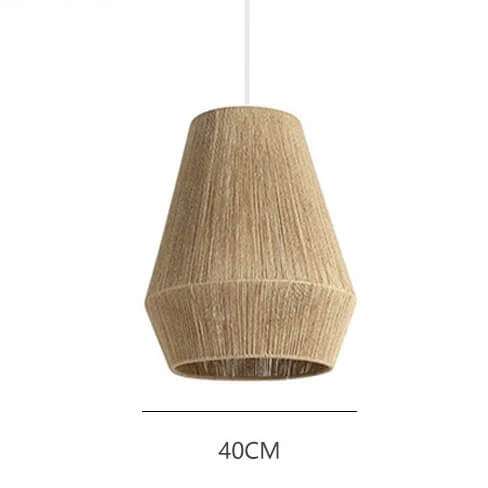 Vintage Hand-woven Hemp Rope Pendant Light - Hemp Rope Light Fixtures