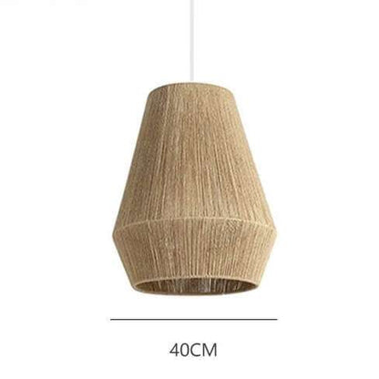 Vintage Hand-woven Hemp Rope Pendant Light - Hemp Rope Light Fixtures