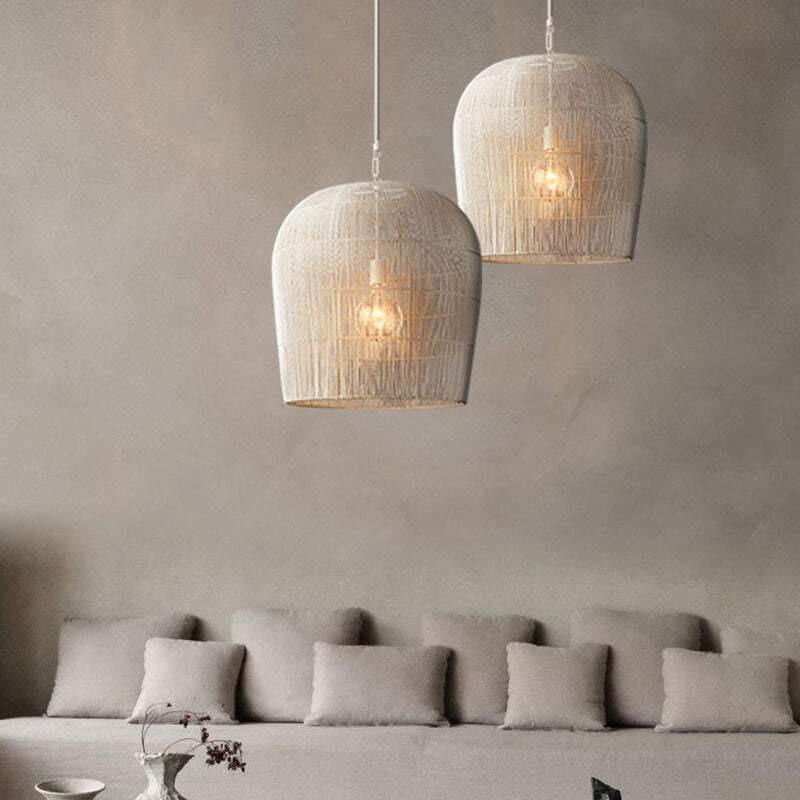 Wabi-sabi Style Rattan Pendant Lights - Creative Wabi Sabi Lighting