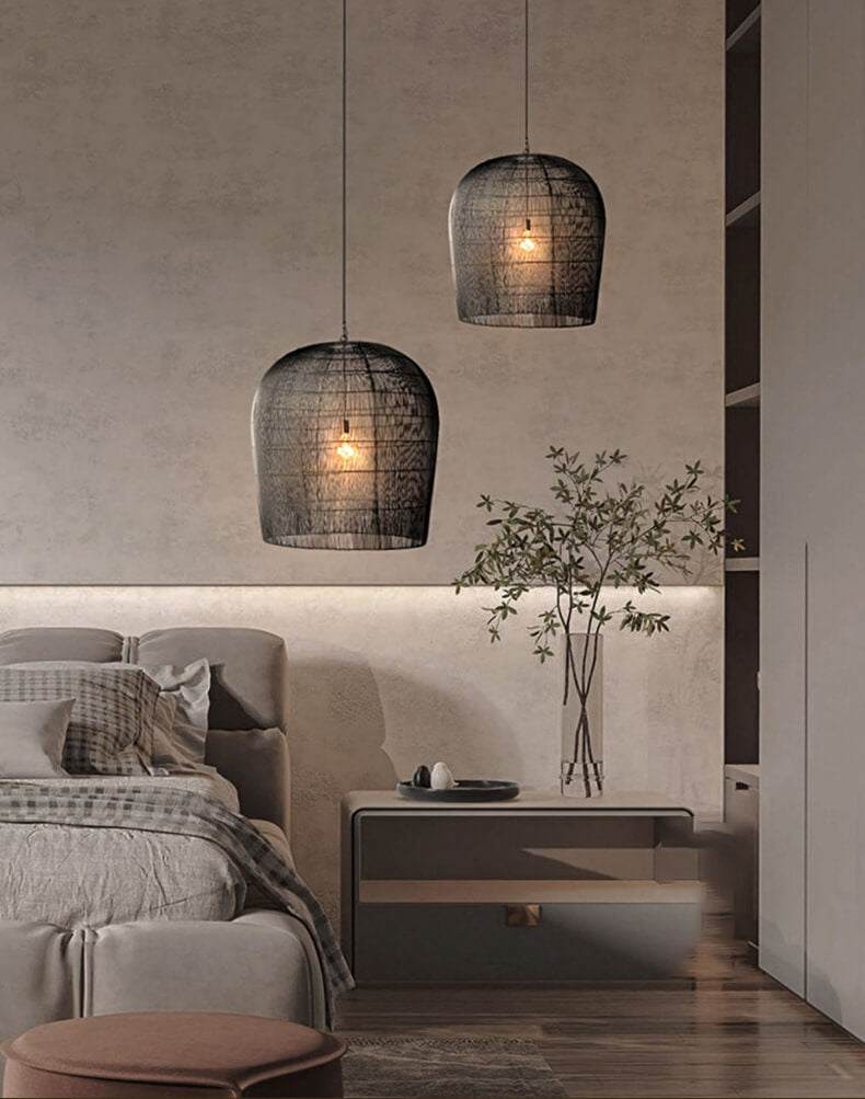 Wabi-sabi Style Rattan Pendant Lights - Creative Wabi Sabi Lighting